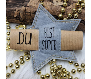 ADVENTSKALENDER VORFREUDE Türchen - Stickserie - 10 ITH Sterne mit Schlitz